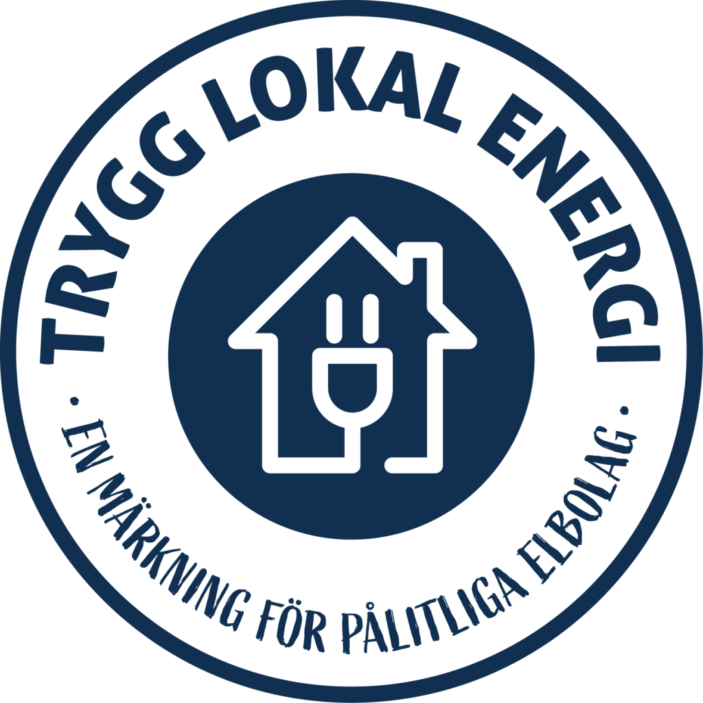 Emblem för certifieringen Trygg Lokal Energi